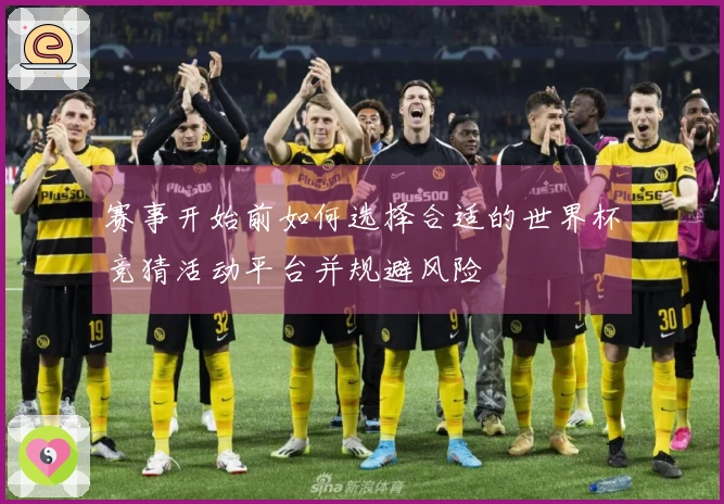 赛事开始前如何选择合适的世界杯竞猜活动平台并规避风险