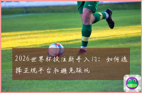 2026世界杯投注新手入门：如何选择正规平台和避免踩坑