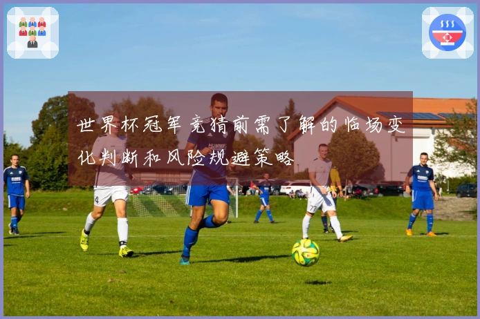 世界杯冠军竞猜前需了解的临场变化判断和风险规避策略